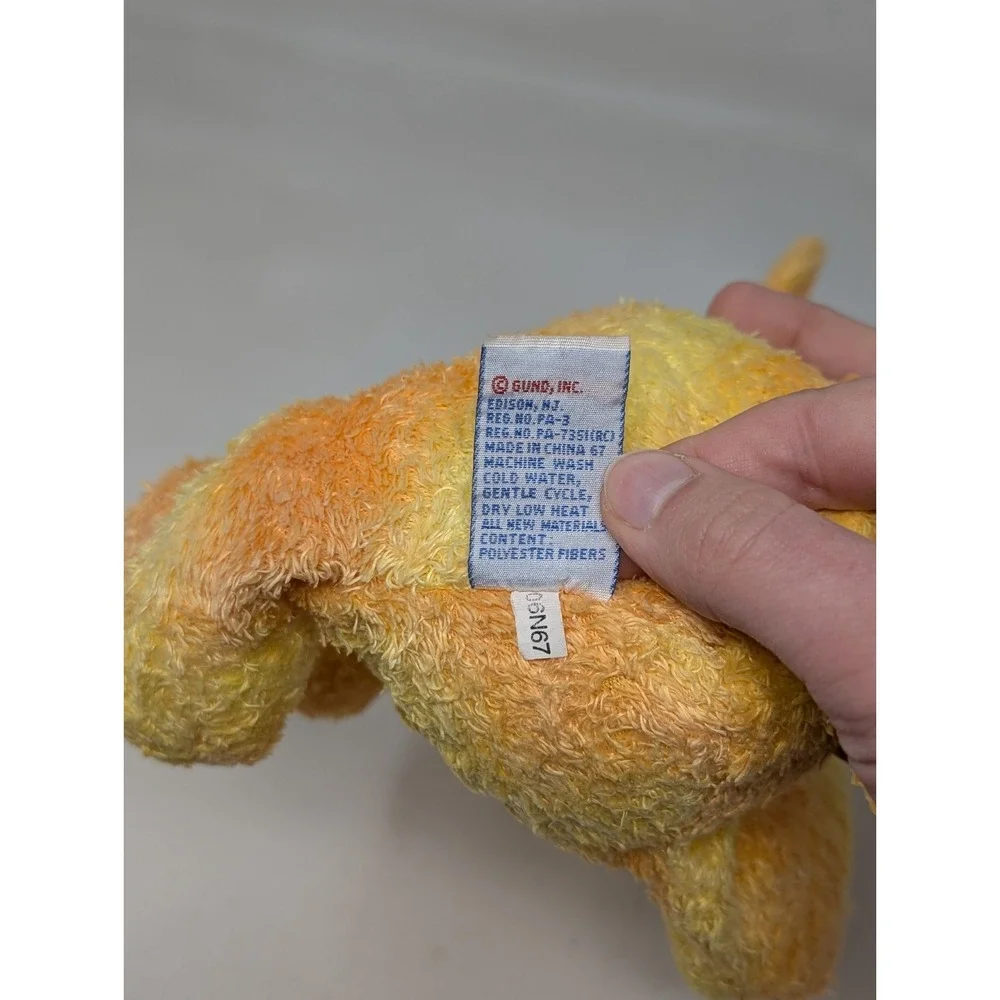 Vintage Baby Gund Speckles Giraffe Plush Stuffed Animal Toy Lovey 5824 Tie‎ Dye